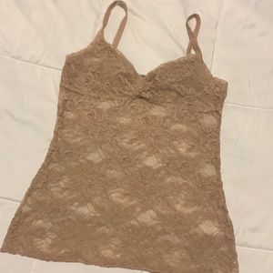 Apricot lace camisole